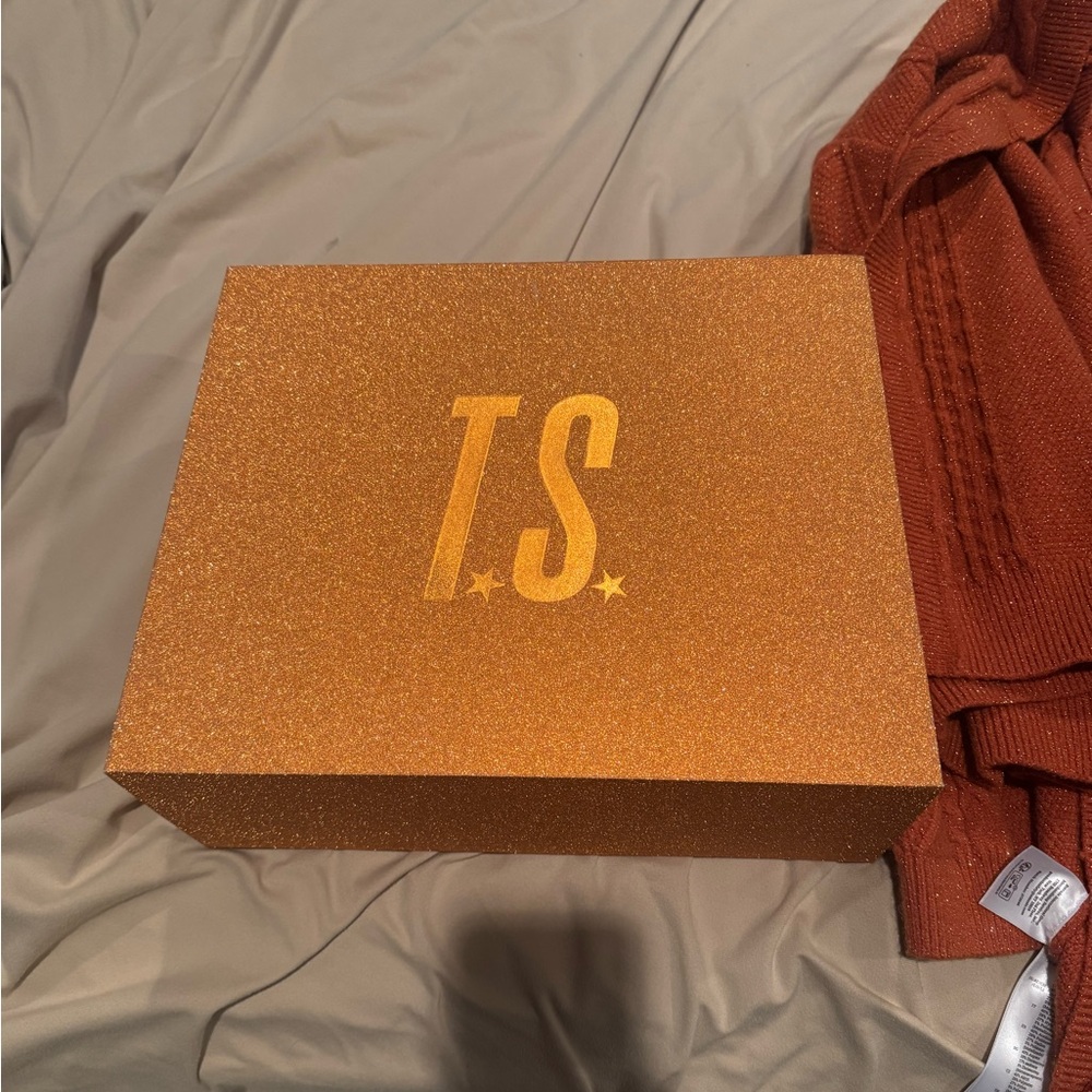 Taylor Swift Orange Showgirl Cardigan